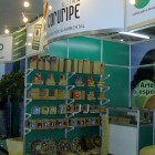 Produtos das artesãs expostos na Expominas 2007.a