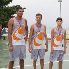 Darlan (esq), Waldson (centro) e Eduardo (dir) outros alunos destaques deste projeto//