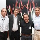 Natanael (Sebrae), Dr. Marcos Vieira (Superintendente Sebrae), Thiago Simões (Idese) e Nelson Ferreira (gerente Comunicação Social Usina Coruripe)pa